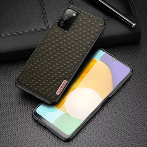 Samsung Galaxy A03S Dux Ducis Fino nylon bevonatú tok zöld-6934913048610 5 kép