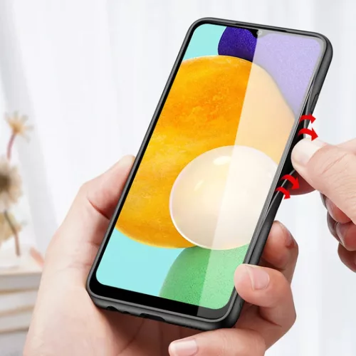 Samsung Galaxy A03S Dux Ducis Fino nylon bevonatú tok zöld-6934913048610 6 kép