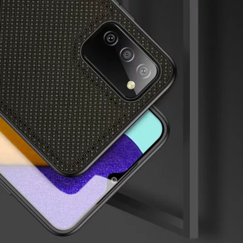 Samsung Galaxy A03S Dux Ducis Fino nylon bevonatú tok zöld-6934913048610 8 kép