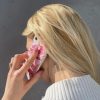 Samsung Galaxy A22 4G Wozinsky márvány mintás tok rózsaszín-9111201943865 5 kép