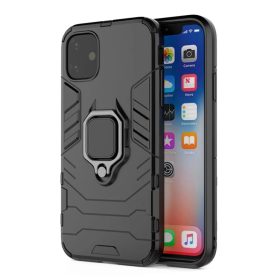 iPhone 13 Ring Armor tok kihajtható támasszal fekete