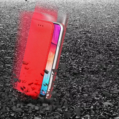 Samsung Galaxy A03S mágneses fliptok piros-5902537061866 3 kép
