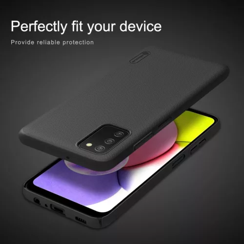 Samsung Galaxy A03s Nillkin Super Frosted Shield Pro tok fekete-6902048224117 6 kép