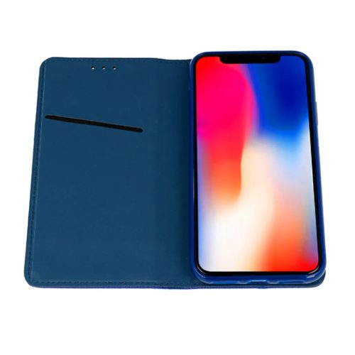 Motorola Moto G9 Power Telone mágneses fliptok sötétkék