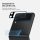Samsung Galaxy Flip 3 Spigen Optik.Tr kameralencse védő 9H üveg és pánt védő fólia fekete