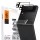 Samsung Galaxy Flip 3 Spigen Optik.Tr kameralencse védő 9H üveg és pánt védő fólia fekete