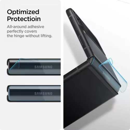 Samsung Galaxy Flip 3 Spigen Optik.Tr kameralencse védő 9H üveg és-8809756649028 2 kép