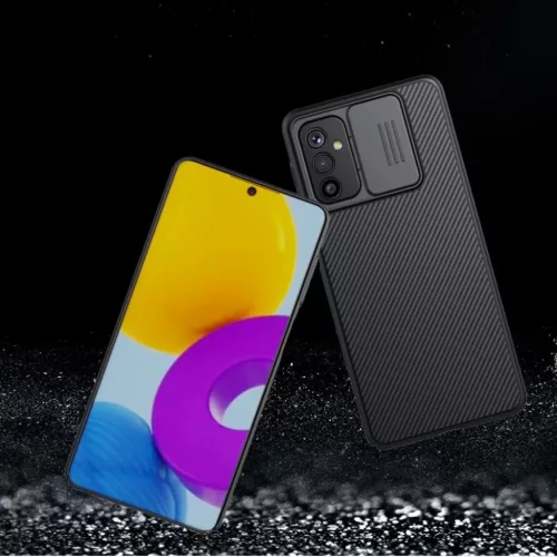Samsung Galaxy M52 5G Nillkin CamShield tok fekete-6902048231078 3 kép
