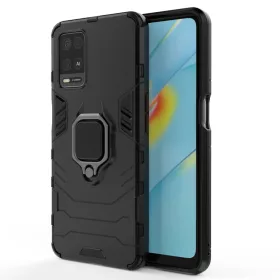   Oppo A54 5G Ring Armor Tough Rugged tok kihajtható támasszal fekete