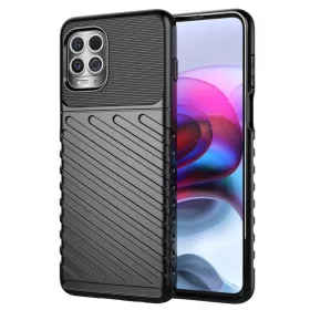   Motorola Moto G100 / Edge S Thunder fokozott védelmet biztosító flexibilis TPU tok fekete