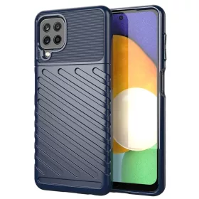   Samsung Galaxy A22 4G Thunder fokozott védelmet biztosító flexibilis TPU tok kék