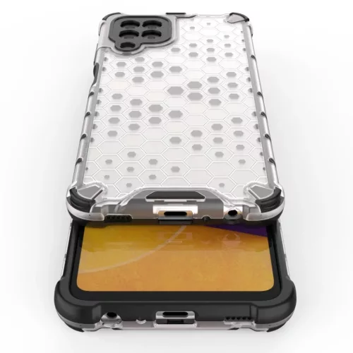 Samsung Galaxy A22 4G Honeycomb armor TPU tok zöld-9145576213506 5 kép