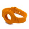 Szilikon Apple AirTag tartó szíj csuklóra narancssárga-9145576212622 2 kép