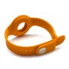 Szilikon Apple AirTag tartó szíj csuklóra narancssárga-9145576212622 3 kép