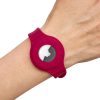 Szilikon Apple AirTag tartó szíj csuklóra narancssárga-9145576212622 5 kép