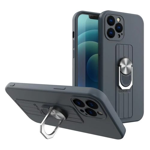 Samsung Galaxy S21+ Plus 5G Ring Szilikon tok kihajtható támasszal s-9145576215463 1 kép
