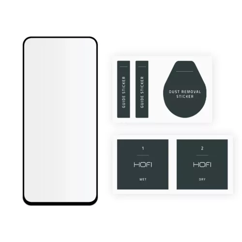 Oppo Reno 6 5G Hofi Glass Pro+ Hybrid temperált üvegfólia fekete-9589046919022 1 kép