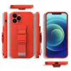 Samsung S21+ Plus Rope TPU gél tok pánttal rózsaszín-9145576218815 4 kép