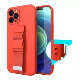 Samsung S20 Rope TPU gél tok pánttal fekete-9145576219874 1 kép