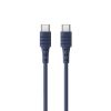 Remax Zeron USB Type-C - USB Type-C 65W kábel 1m kék