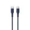 Remax Zeron USB Type-C - USB Type-C 65W kábel 1m kék