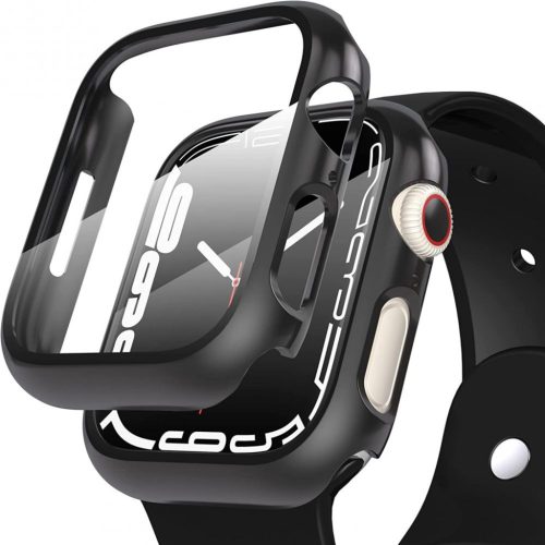 Apple Watch 7 (45mm) Tech-Protect Defense360 tok és üvegfólia feket-9589046918575 8 kép