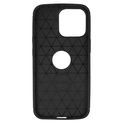 iPhone 13 Pro Carbon szénszál mintájú TPU tok fekete-5900217883395 2 kép