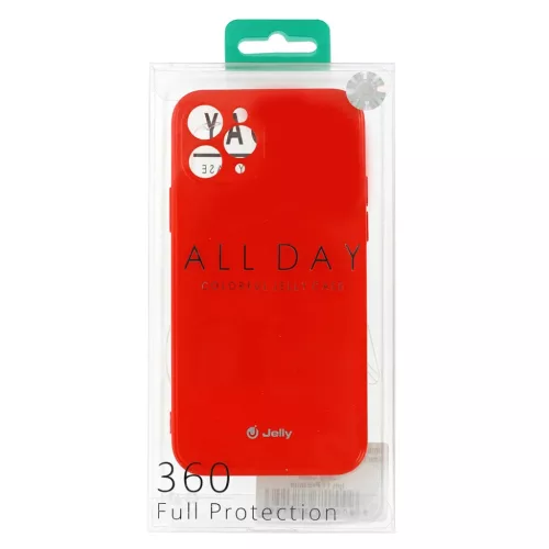 Samsung Galaxy A02 Jelly szilikon tok piros-5900217416098 1 kép