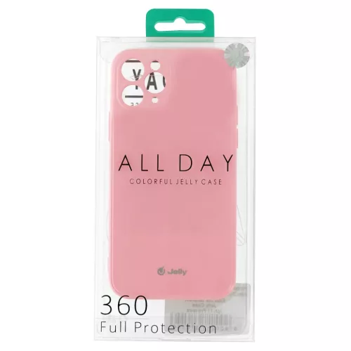 Samsung Galaxy A02 Jelly szilikon tok világos rózsaszín-5900217416111 1 kép