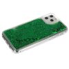 iPhone 13 Pro Max Liquid folyékony flitteres tok zöld-5900217888383 3 kép