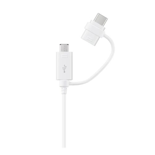 Samsung EP-DG930DWE Type C / micro USB kábel Fehér