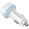 Borofone B14 Max Szivargyújtós töltő 2x USB, 2.4A fehér-6931474735911 6 kép