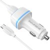 Borofone B14 Max Szivargyújtós töltő 2x USB, 2.4A + Micro USB káb-6931474735959 1 kép