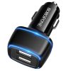 Borofone B14 Max Szivargyújtós töltő 2x USB, 2.4A + Micro USB káb-6931474735942 2 kép