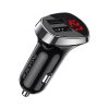 Borofone BZ15 Univerzális autós töltő LCD 2.4A 2x USB fekete-6931474737649 6 kép