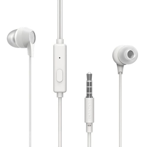 Borofone Tender Sound BM28 fülhallgató mikrofonnal fehér-6931474701749 4 kép