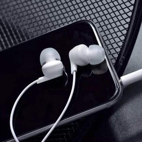 Borofone Tender Sound BM28 fülhallgató mikrofonnal fehér-6931474701749 3 kép