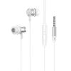 Borofone Prosperity BM62 fülhallgató mikrofonnal ezüst-6931474750860 1 kép