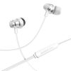 Borofone Prosperity BM62 fülhallgató mikrofonnal ezüst-6931474750860 4 kép