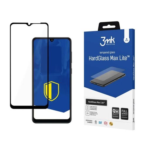 Samsung Galaxy A03s 4G 3MK Hardglass Max Lite üvegfólia fekete-5903108411684 1 kép