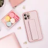 iPhone 13 Pro Forcell Leather Kickstand tok rózsaszín-5903396132667 6 kép