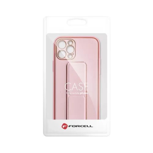 iPhone 13 Pro Forcell Leather Kickstand tok rózsaszín-5903396132667 8 kép