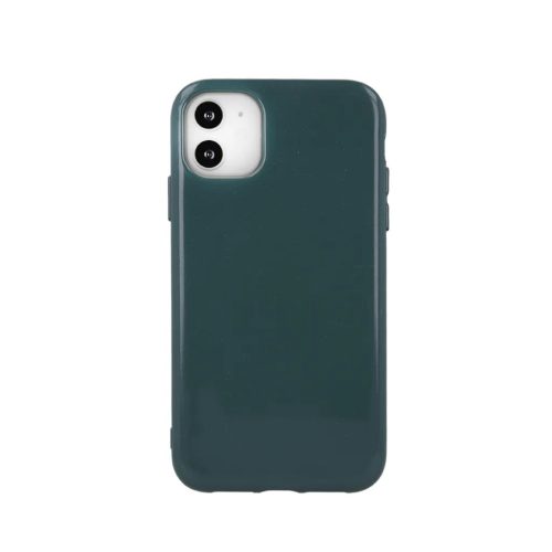 Samsung Galaxy A32 5G Jelly szilikon tok forest green