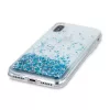 Samsung Galaxy A22 4G Liquid Sparkle folyékony flitteres tok kék-5900495940506 7 kép