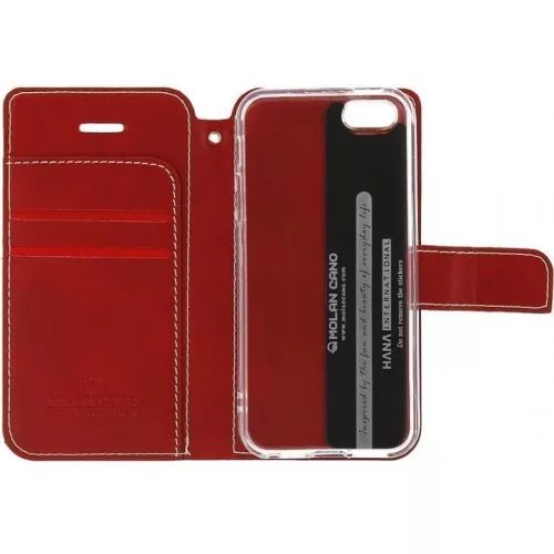 Samsung Galaxy A03s Molan Cano Issue fliptok piros-8596311163869 2 kép