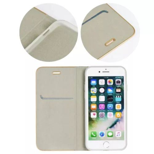 iPhone XS MAX Luna Book fliptok ezüst színben-5901737923493 2 kép