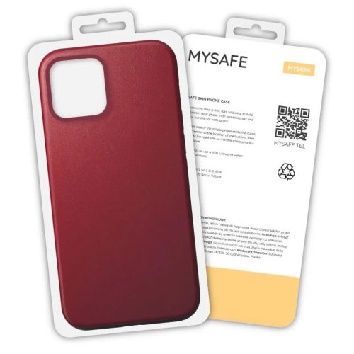 iPhone 12 Pro Max MySafe Skin tok bordó-5904208560661 1 kép