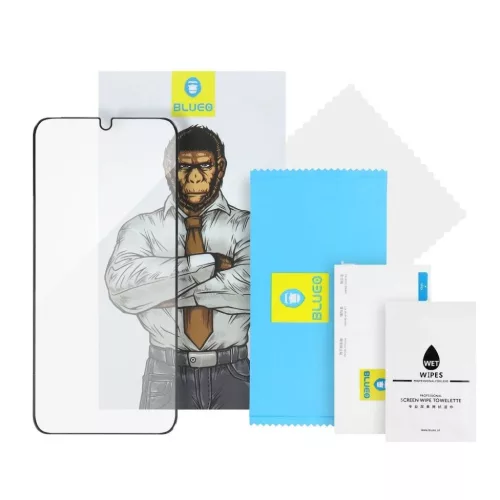 iPhone XS MAX Mr. Monkey 5D üvegfólia 9H fokozott védelemmel fekete-5901737922793 4 kép
