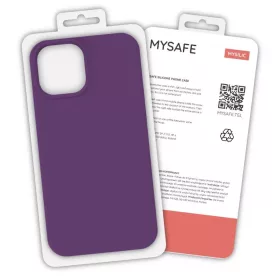 iPhone XR MySafe Silicone tok lila