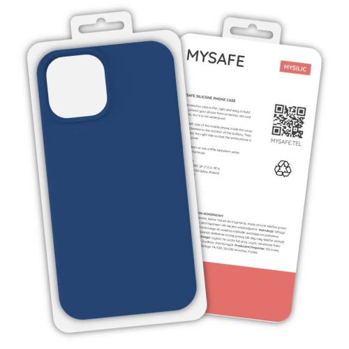 Samsung Galaxy A02S MySafe Silicone tok sötétkék-5904208562863 1 kép
